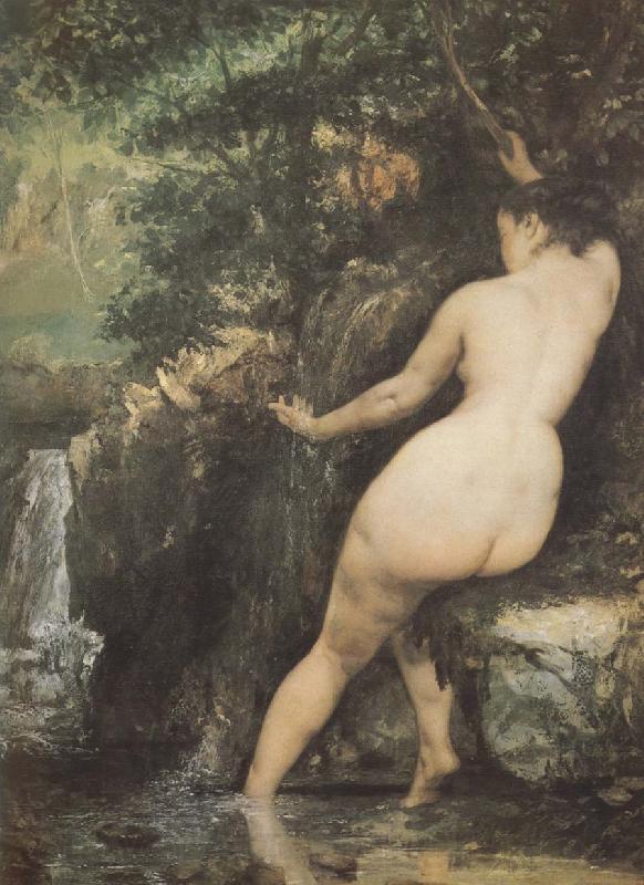 Gustave Courbet Bather Spain oil painting art